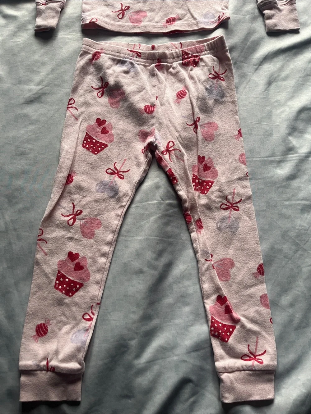 Carter's Pink Cupcake & Bow Long-Sleeve Pajama Set